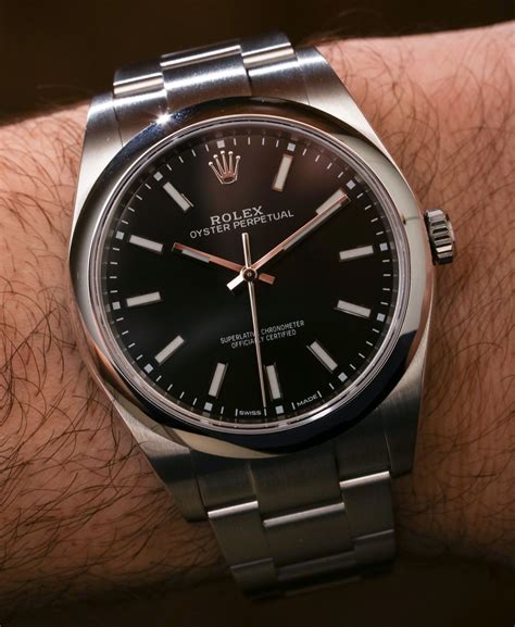 rolex oyster perpetual 39 black review|rolex oyster perpetual 114300.